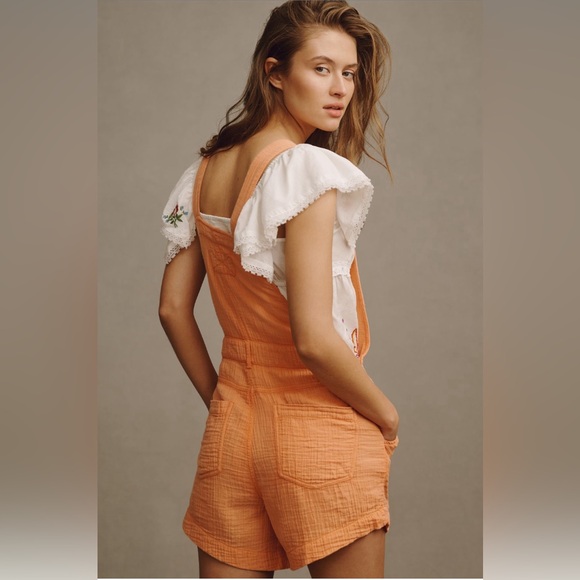 Pilcro Gauze Micro Overalls NWT SZ 4 - Picture 2 of 9